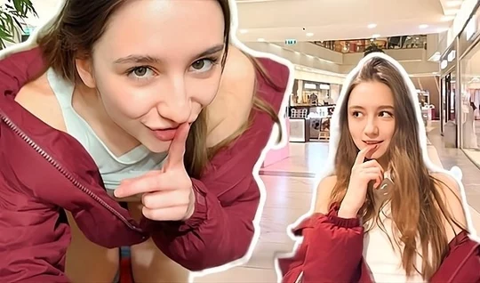 Ujizz Young bitch is ready to suck and fuck even in the store